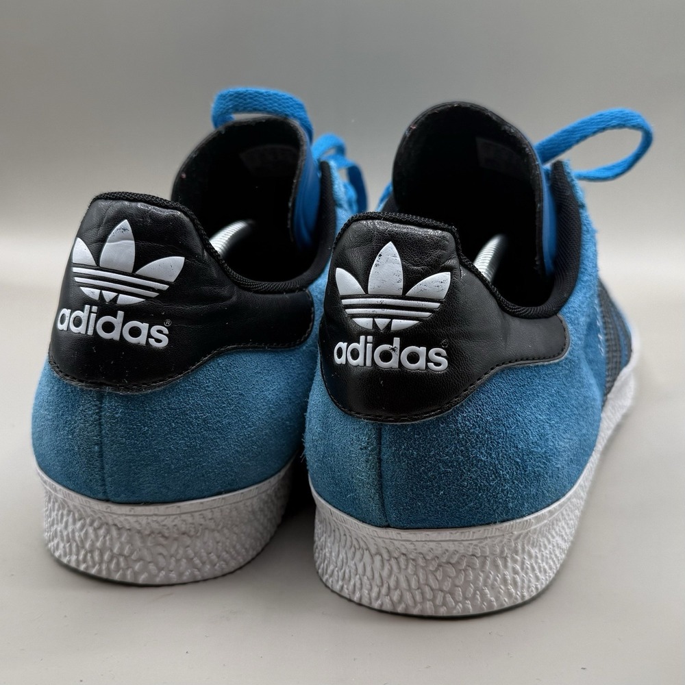 Adidas Gazelle Indoor Blue Black Mens Size 13 2023 Release Casual Shoe Sneaker - Picture 4 of 11